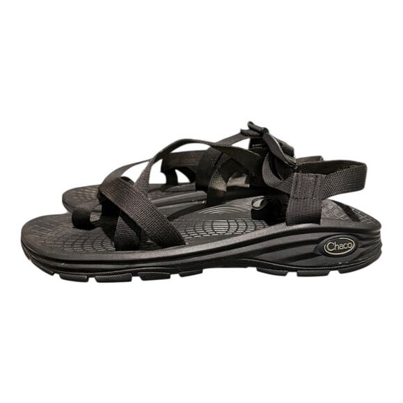 Chaco Z/Volv Adjustable Strap Classic Rubber Sole Black Sandal J105083 Men's 13 - Picture 6 of 10